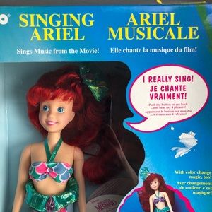 Tyco vintage Disney Singing Ariel Little Mermaid 1991 doll